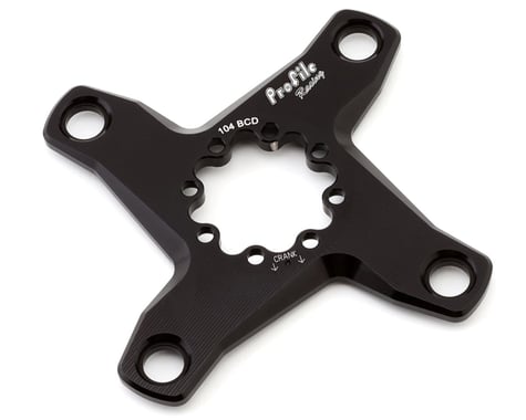 Profile Racing Elite 30mm 4-Bolt Spider (Black) (104mm)